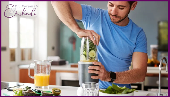 رژیم غذایی مناسب برای باروری مردان