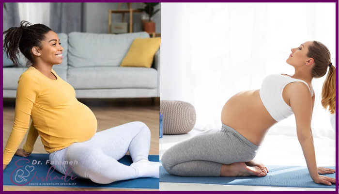 سلامت جنین در بارداری با ورزش مادر